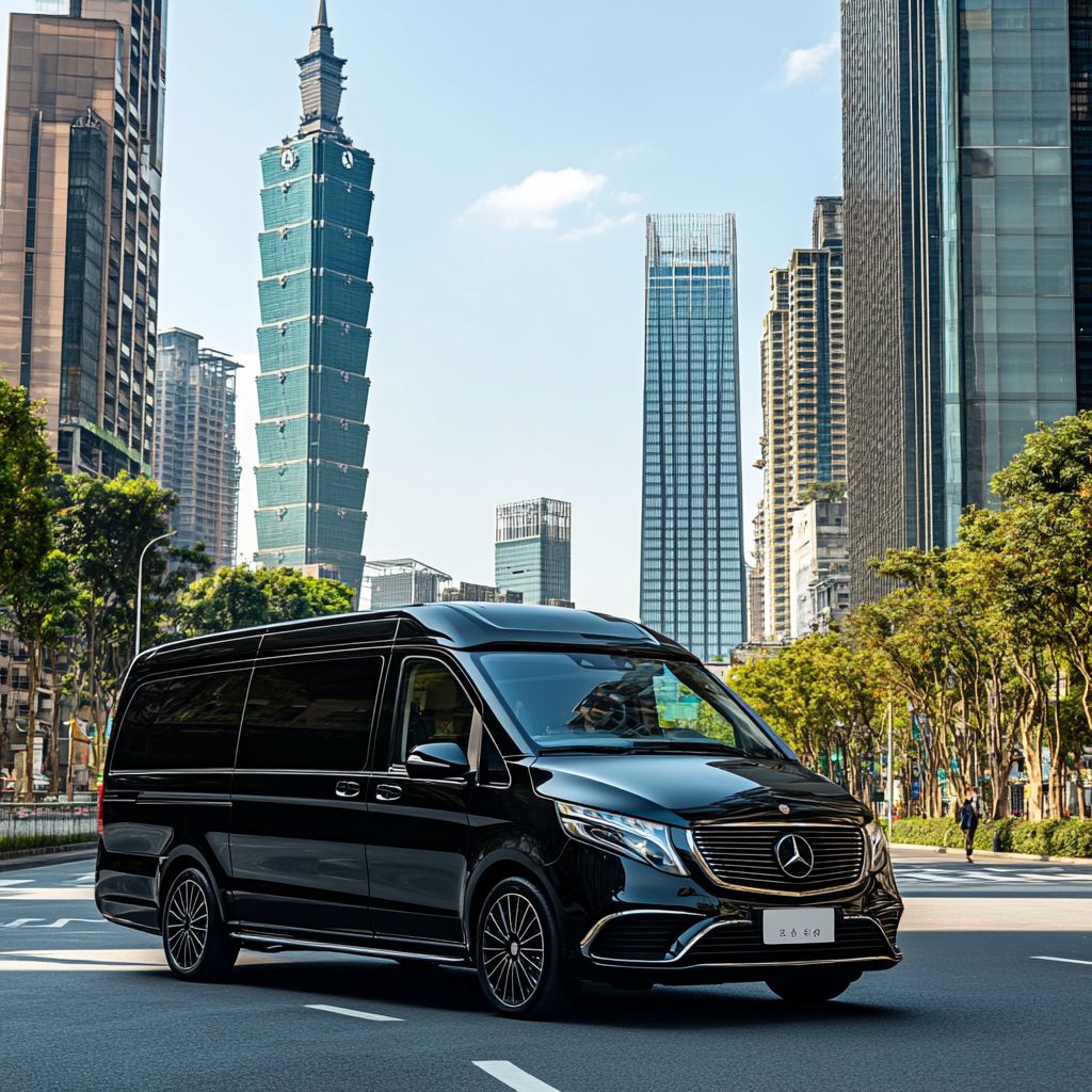 SeaTac airport shuttle service vehicle - professional ground transportation